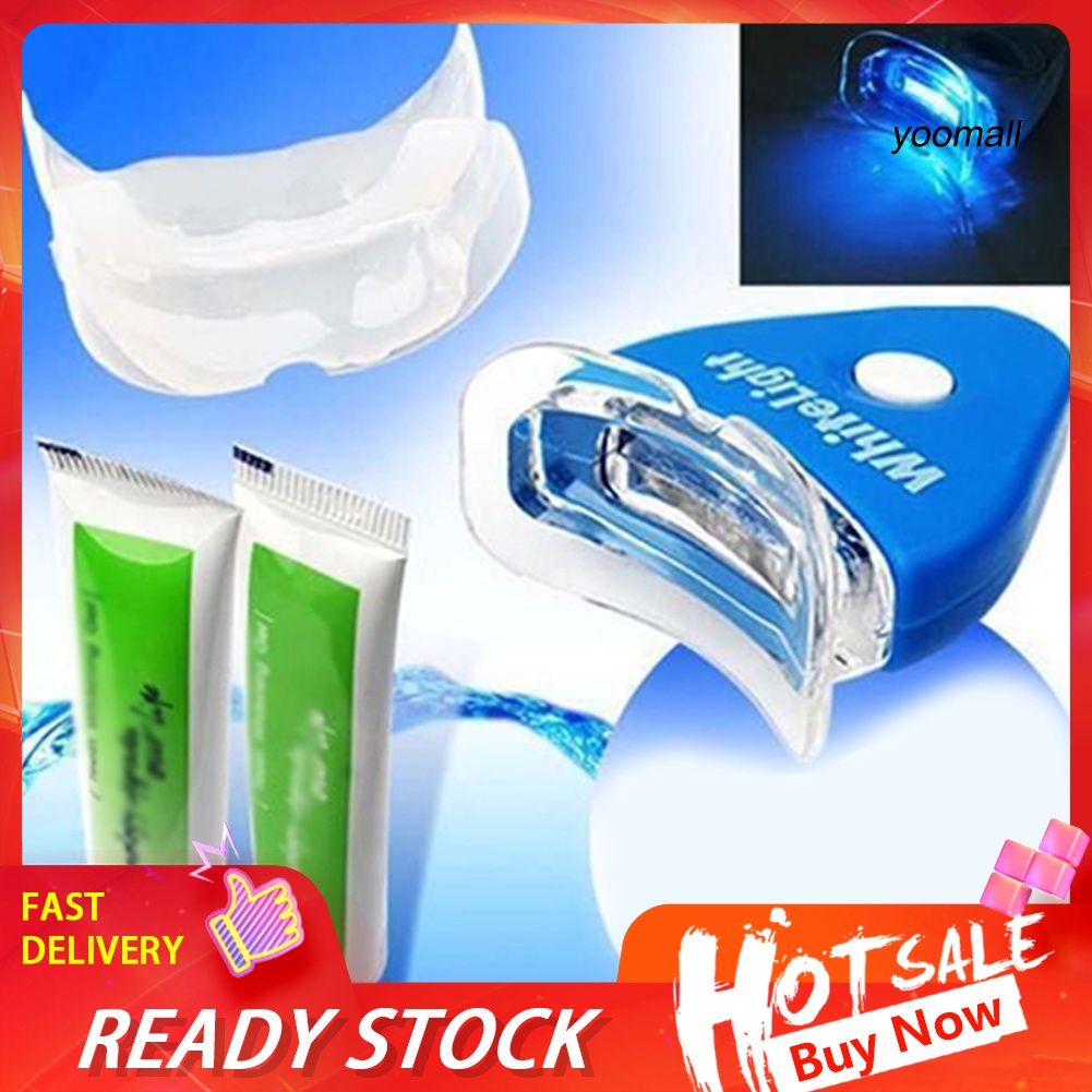 口腔凝膠牙齒美白牙齒美白劑牙齒漂白 LED 白色家用套件
