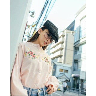 【二手】Mercci22.花漾刺繡造型上衣