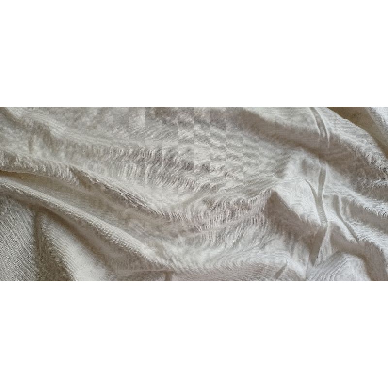 的多寶閣~ 20211014零碼布 純白色的彈性布 涼感布