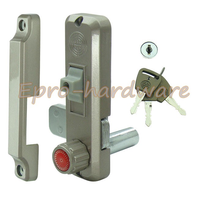 士元鋁門鎖平鎖 1000型 / 700型 - 64扁匙 推門適用