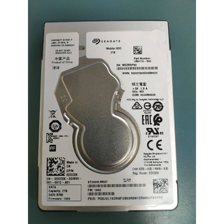 【Seagate】ST2000LM007 2.5吋硬碟 2TB(二手良品)