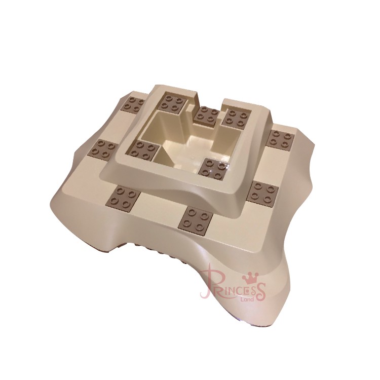公主樂糕殿 LEGO 樂高 2009年6241 海盜II 絕版底板 二手 18x22 沙色 64649 T369M009