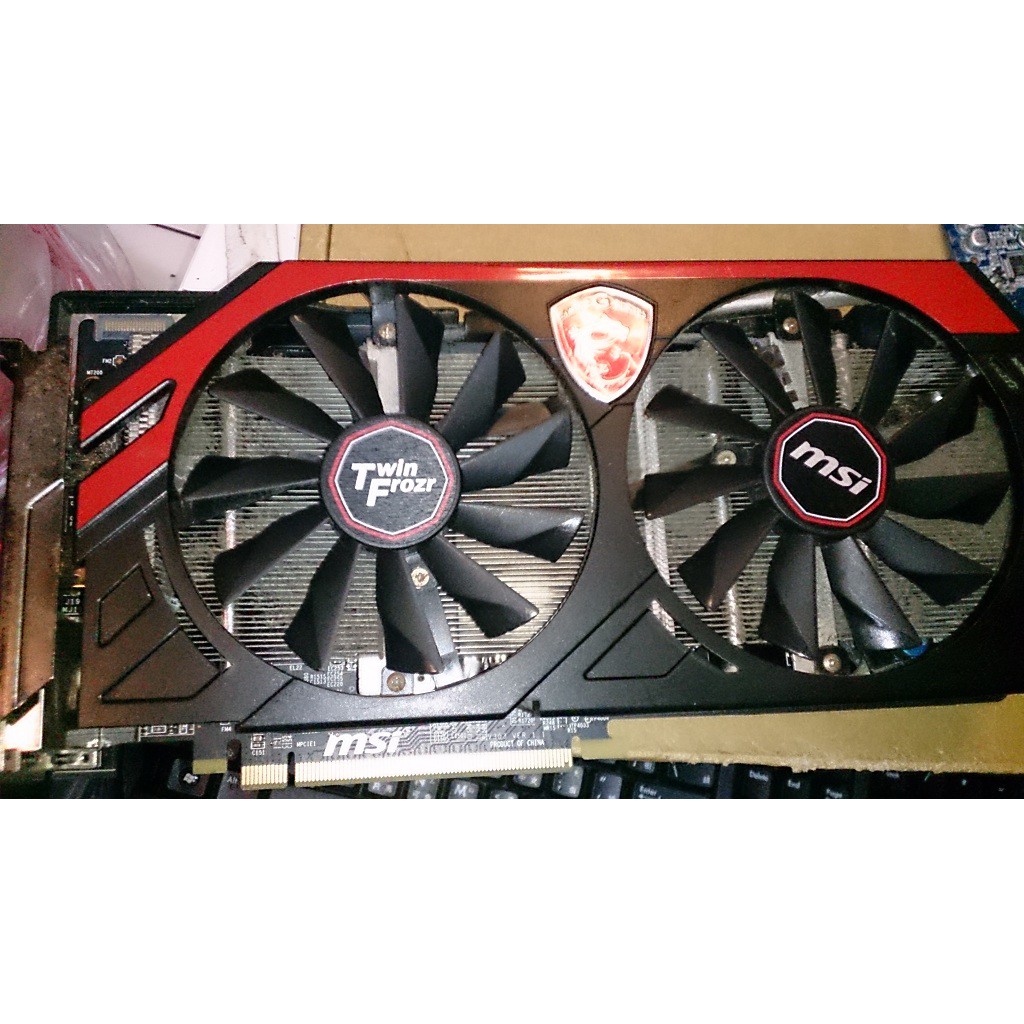 故障品 Msi R9 270X 2G 顯示卡, 風扇會轉, 無畫面 輸出