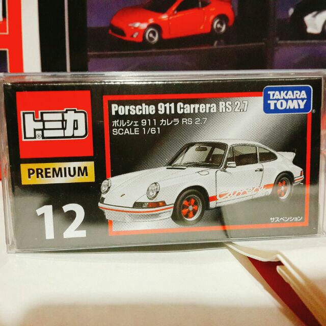 TOMICA 多美合金車 黑盒 Premium NO.12 保時捷 911 Porsche Carrera RS 2.7