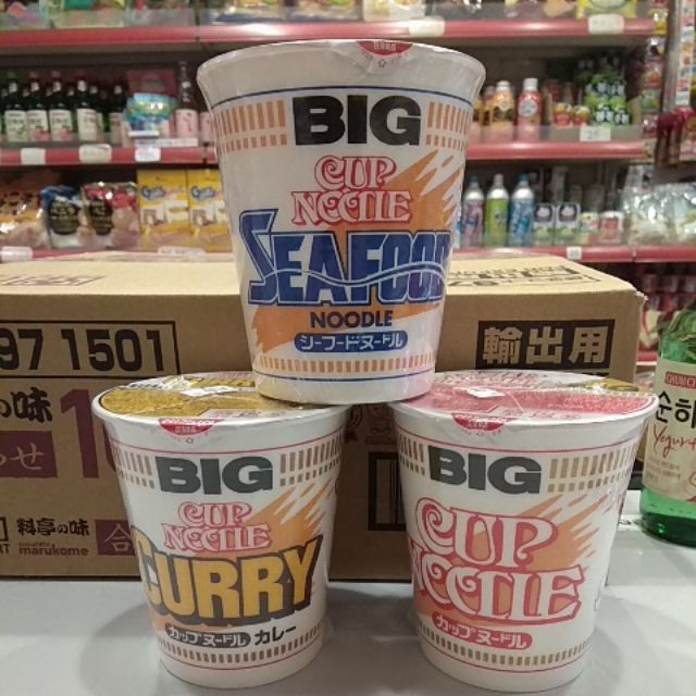 逸品園商店 日本 日清big杯麵 海鮮/咖哩/醬油