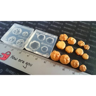 {SHIMEI}雙面泡芙模型-矽膠軟模3D-NAIL粉雕水晶模UV膠,凝膠都可以使用