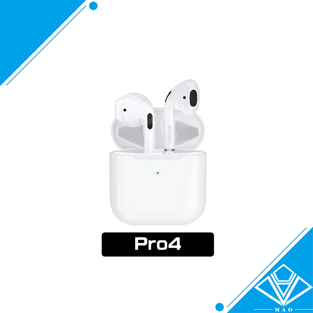 真無線藍芽耳機 Pro4 四代 安桌/蘋果適用 蘋果iPhone耳機 AirPods 造型 保護殼保護套耳機