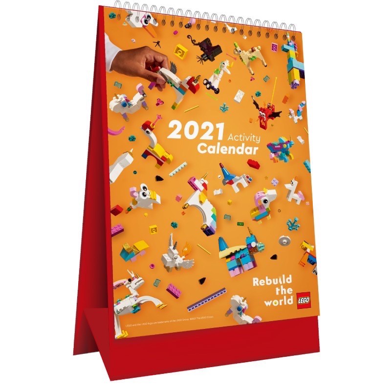 全新 樂高 LEGO 2021 遊戲桌曆 年曆 月曆 附樂高貼紙