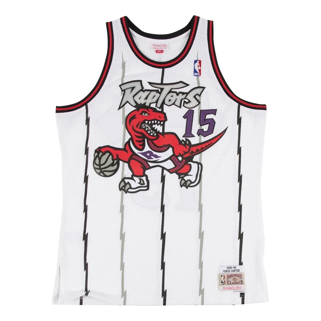 Mitchell &amp; Ness NBA 球迷版球衣 Vince Carter 1998-99 Home 暴龍 白