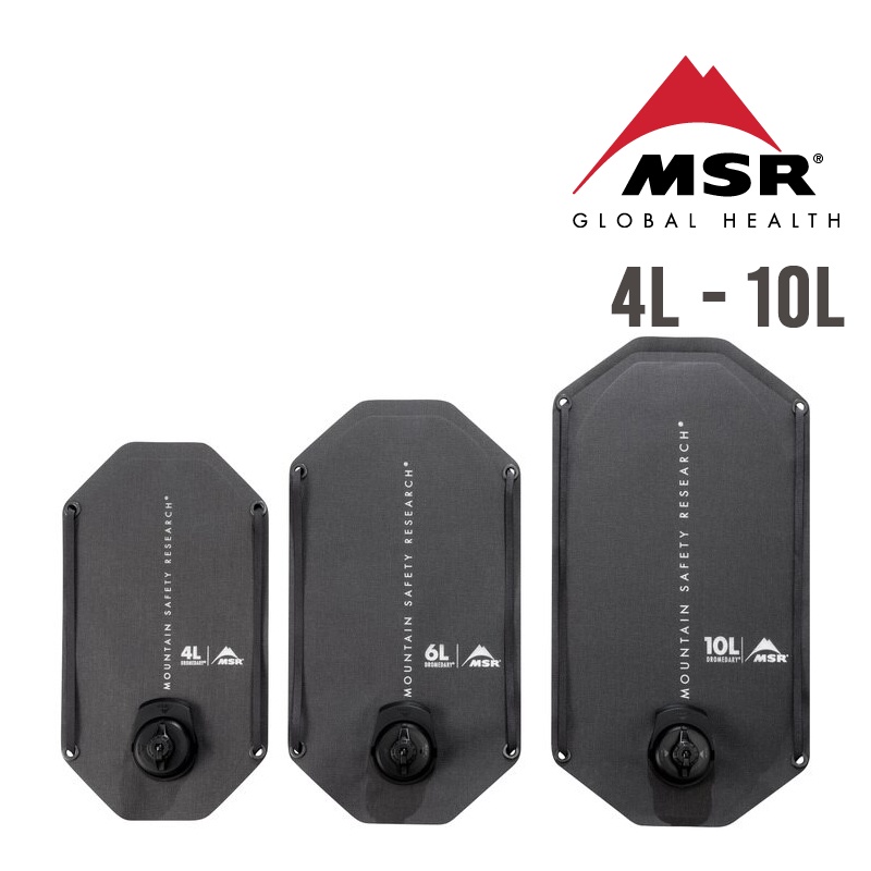 MSR美國 強化尼龍水袋 多用途蓋口設計 輕量 小體積 可結合濾水器 4L 6L 10L