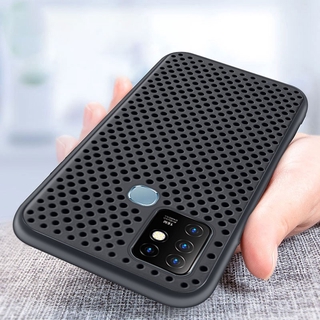 網格形狀外殼OPPO F17 Pro A93 Reno 4F 4 Lite A92 A72 A52散熱超薄軟散熱網防震後