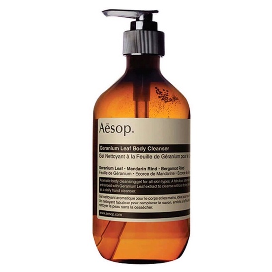 英國直購 Aesop Geranium Leaf Body Cleanser 天竺葵沐浴乳/身體潔膚露 500ml