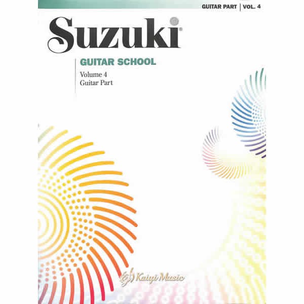 【凱翊︱AF】鈴木吉他單樂譜第4冊Suzuki Guitar School Guitar Part Vol.4