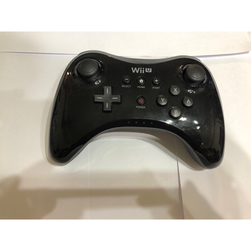 阿融店 好東西100 Wiiu 原廠傳統手把pro 黑 附usb充電線 蝦皮購物