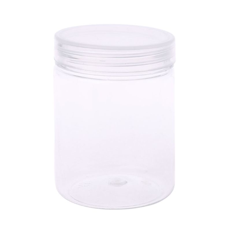 Pcf* 圓形透明罐 150ml PET 容器罐瓶化妝面霜容器