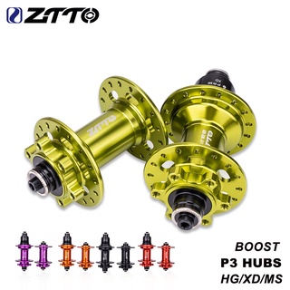 Ztto MTB 自行車 6 棘爪 P3 Boost 盤式製動器 148 花鼓 Boost 32 孔 Vs Dt 370