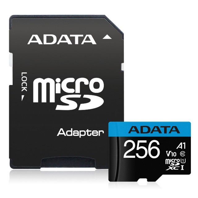 【蝦皮直營】威剛 ADATA Premier microSDXC A1 256GB 記憶卡(附轉卡)