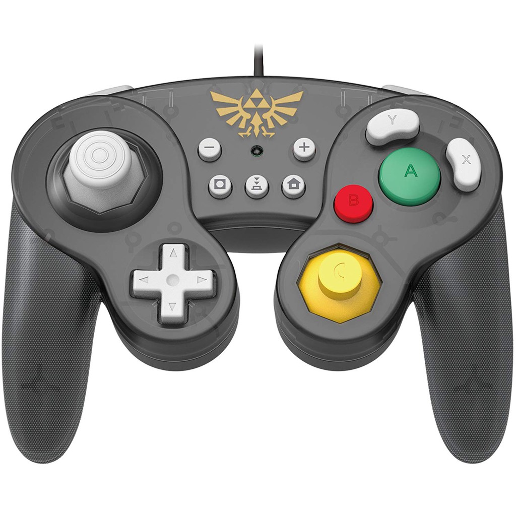 (全新現貨)HORI NS 復古 GameCube 有線手把 薩爾達 黑 皮卡丘 黃 瑪利歐 紅 路易吉 綠 大亂鬥 黑