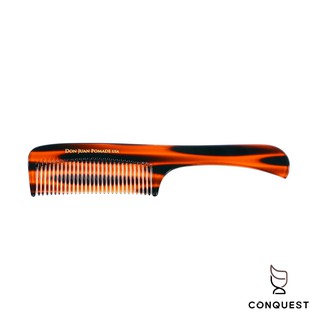【 CONQUEST 】Don Juan Tortoise Styling Handle Comb 琥珀色手工柄梳 梳子