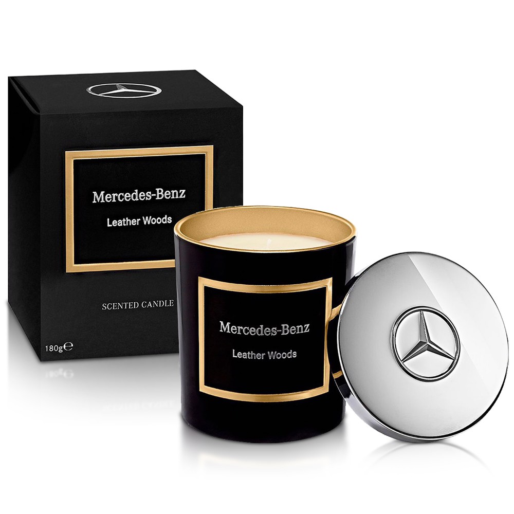 Mercedes Benz 賓士木質與皮革/櫻花綻放-頂級居家香氛工藝蠟燭(180g)-2選1
