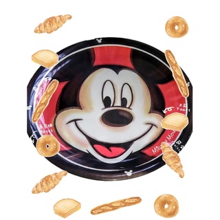 Disney Micky Mouse頭像餐盤直徑約26.5cm不適用微波爐
