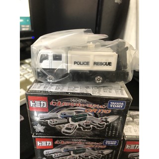 絕版多美小汽車tomica 第19彈警車抽抽樂幻走藍寶堅尼警車大牛機動炊事車特殊水難救助車災害用挖土機