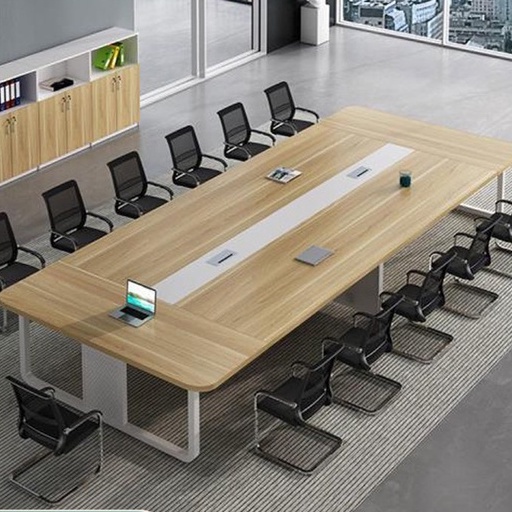 BENNY商城鋼架北歐大型辦公會議桌椅組合長桌簡約現代中小型6人-10人培訓桌
