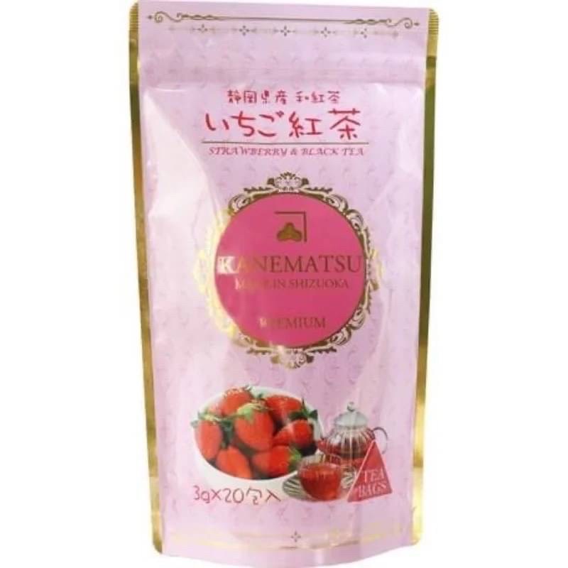 ㊙️現貨+預購👉 日本🇯🇵靜岡產和紅茶－草莓紅茶包3g×20包入