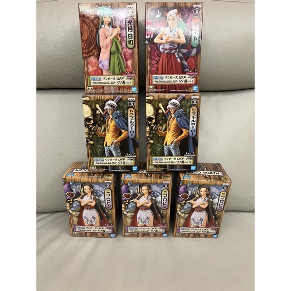 （全新金證）BANDAI 海賊王DXF 和之國 光月日和 大和 電鍍羅 妮可羅賓 景品 公仔盒況如圖 快速出貨