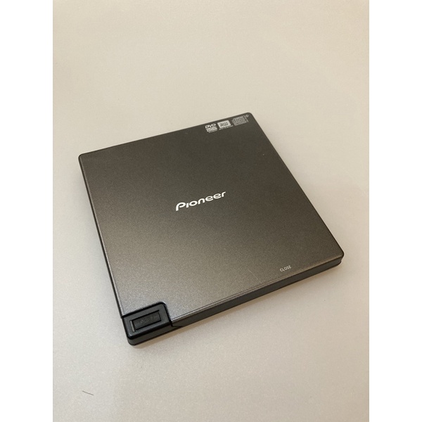 Pioneer先鋒 外接式超薄DVD燒錄機 DVR-XD11T 掀蓋式 二手過保 功能正常 未附線請自購自備