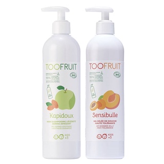 法國【Toofruit】果漾明星沐浴潔髮組 兒童專屬 兒童洗髮精 兒童沐浴乳 不流淚配方 法國有機認證