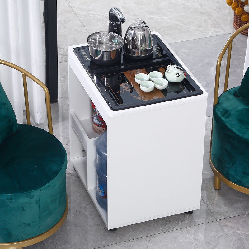 茶幾簡約現代家用客廳功夫茶桌小戶型歐式圓角鋼化玻璃小茶幾桌子 yyds