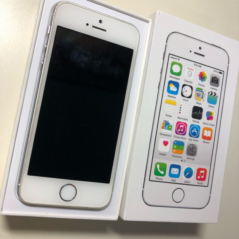 Apple iPhone5s 32G 銀色 二手 女用機