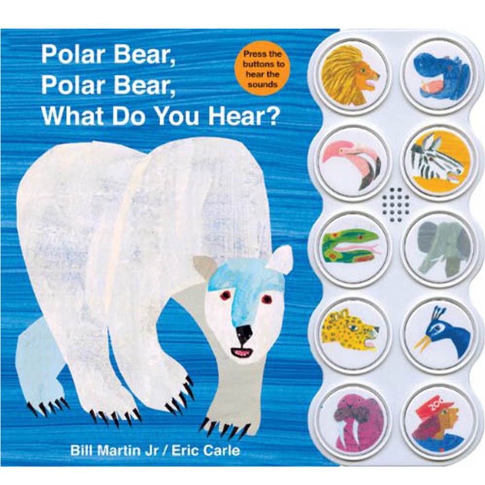 Polar Bear，Polar Bear，What Do You Hear 艾瑞卡爾聲音書(美國版)（外文書）