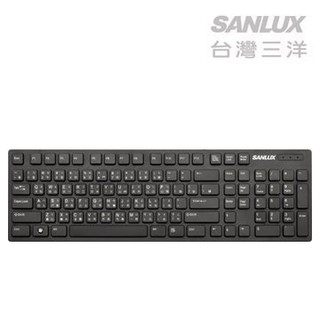 SANLUX 台灣三洋 USB 巧克力有線鍵盤