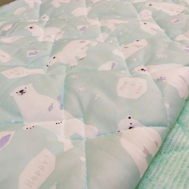 日本開發 兒童🆒接觸涼感 床墊保潔墊/保護墊 冷感床墊套 遊戲墊 雙面兩用 70*120cm 三色