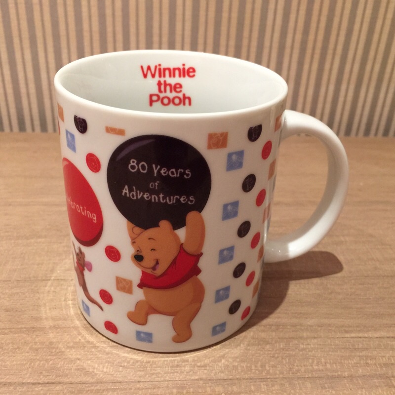 小熊維尼 80週年 周年紀念 馬克杯 迪士尼 維尼熊 Disney Winnie the Pooh