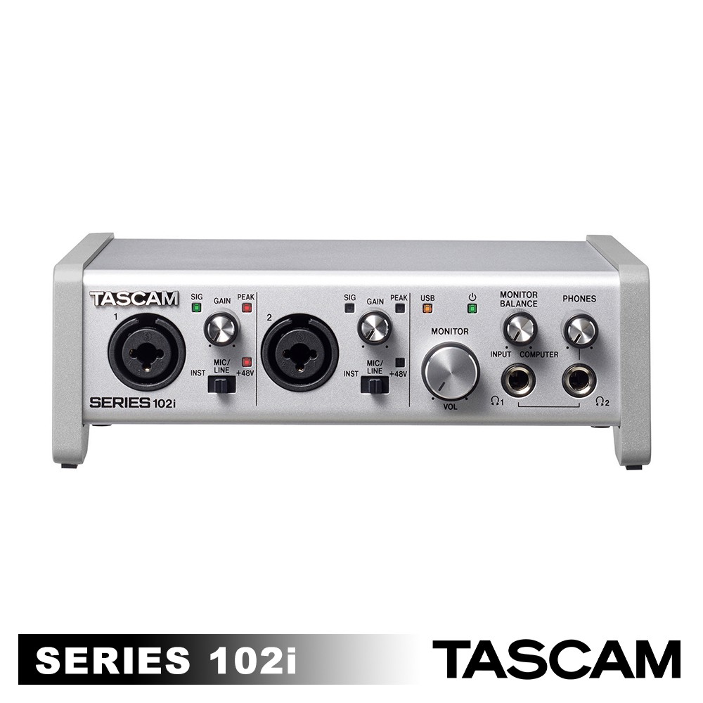 TASCAM SERIES 102i 錄音介面 公司貨