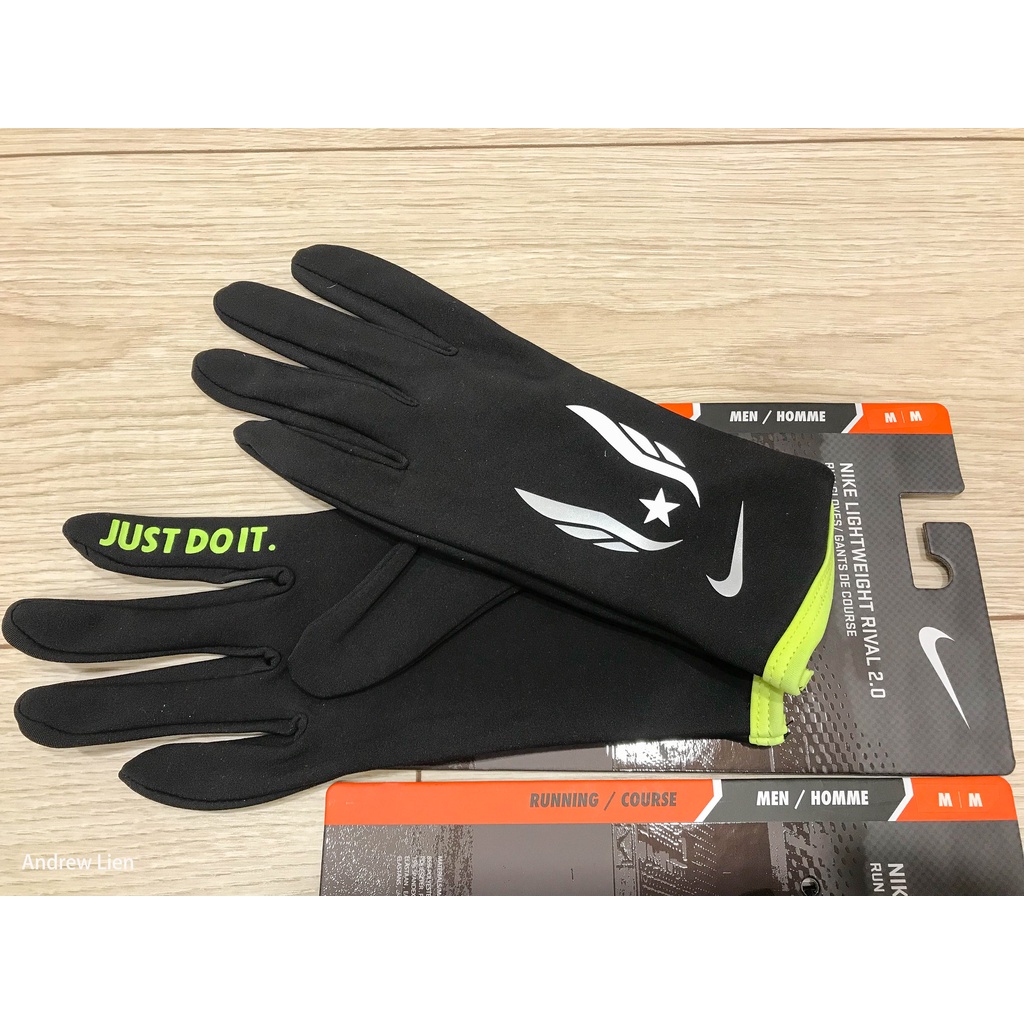 Nike USATF Men's Lightweight Rival Run Gloves美國田徑隊跑步保暖手套現貨在台