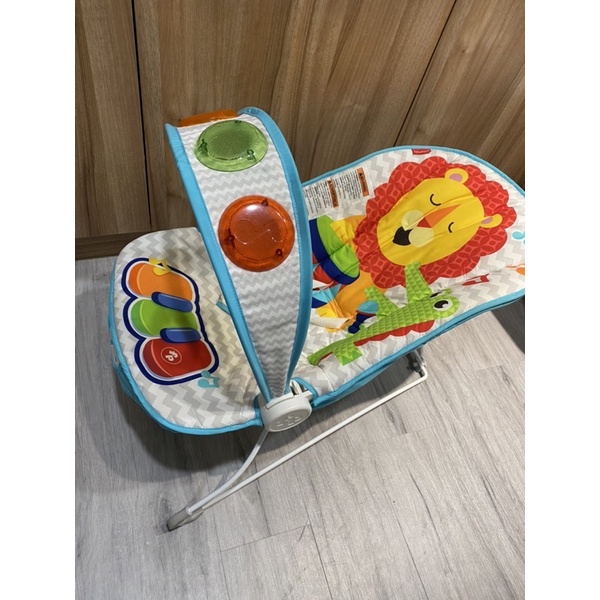 Fisher-Price 費雪 - 踢踢腳鋼琴安撫躺椅 費雪安撫椅