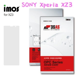 免運 Imos 3SAS SONY Xperia XZ3 螢幕保護貼 雷射切割 完美貼合