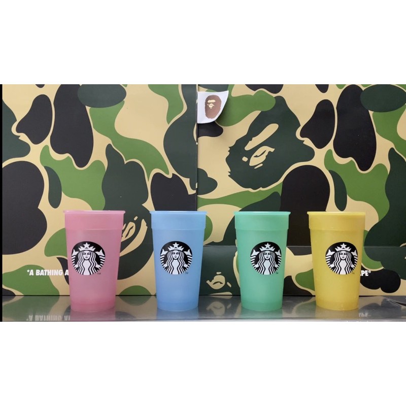 全新 現貨 日本 星巴克 Starbucks NOFILTER 變色塑膠杯