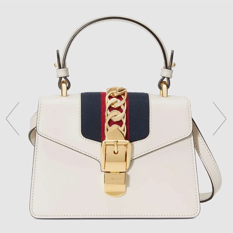Gucci Sylvie leather mini bag 台灣專櫃購入