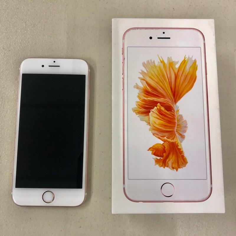 Apple🍎 12/28神腦更換全新原廠電池 iPhone 6S 64G玫瑰金 指紋辨識功能全部正常