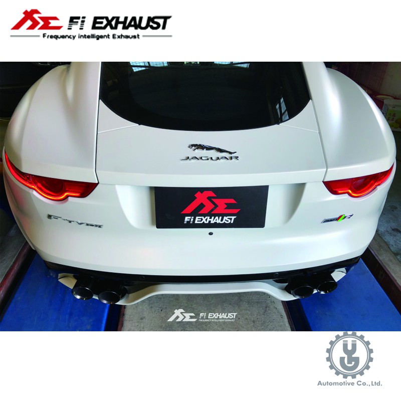 FI 高流量帶三元催化頭段 當派 排氣管 Jaguar F-Type R 5.0 Supercharged 底盤【YG】