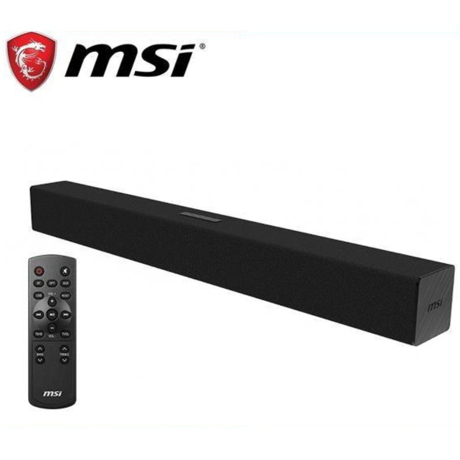 Msi 微星mag Xa21 2 Ch Soundbar 藍芽喇叭黑色 蝦皮購物