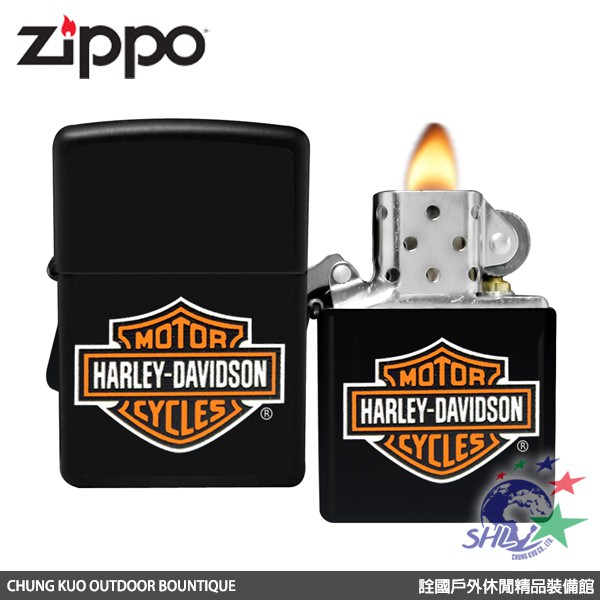 Zippo 哈雷重機 / 經典圖徽 / 防指紋烤漆 / 218HD H252(ZP111) 【詮國】