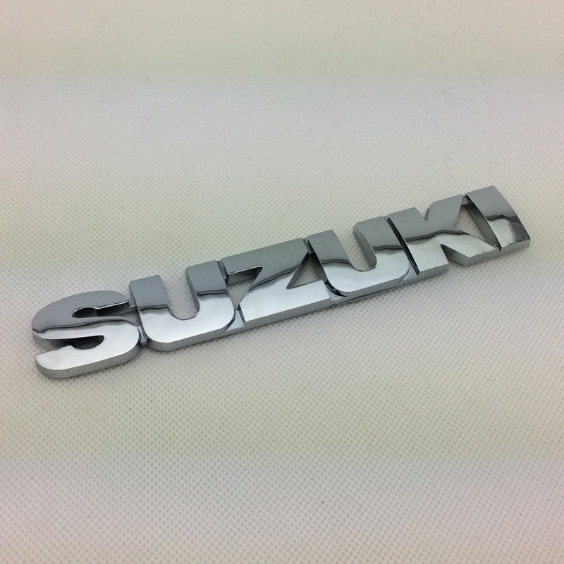 1 X ABS SUZUKI字母徽標汽車SUZUKI的汽車後備箱標誌徽章貼紙貼花