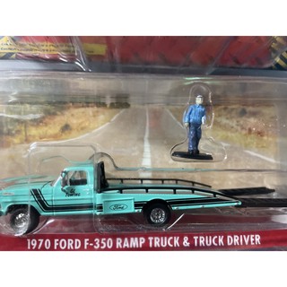 《模王》 1/64 美國綠光 模型合金車 1970 福特 F-350