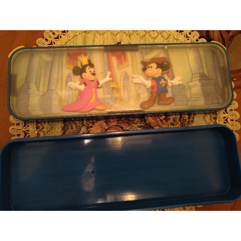 （二手）迪士尼 米奇 米妮 獅子王 丁滿 鉛筆盒 收納盒 早期 麥當勞玩具